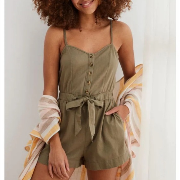 American Eagle Outfitters Pants - Aerie Utility Romper